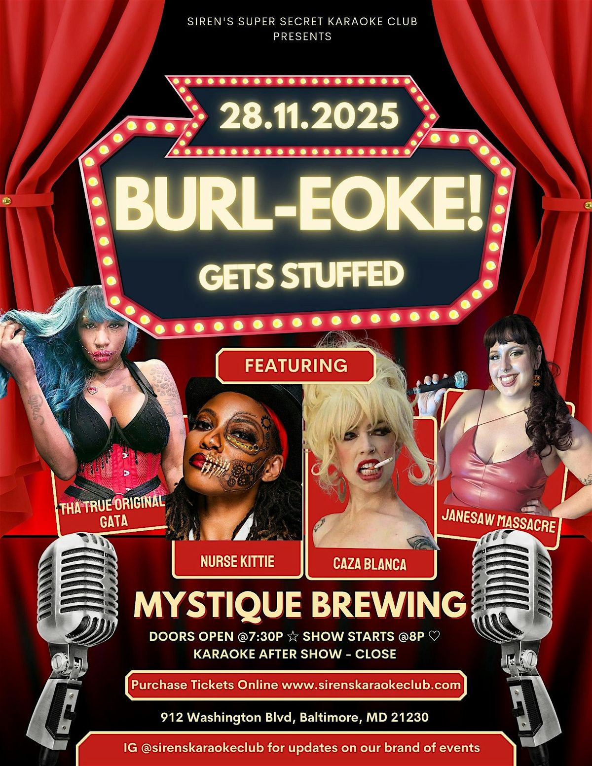Burleoke! Gets Stuffed