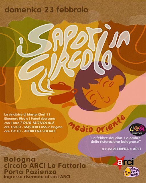 TOUR MONDIALE a Bologna - Sapori in Circolo: Medio Oriente