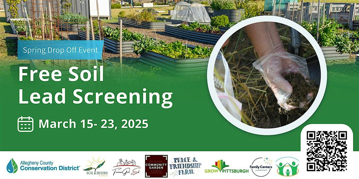 Free Soil Lead Screening: Spring Drop-Off Event