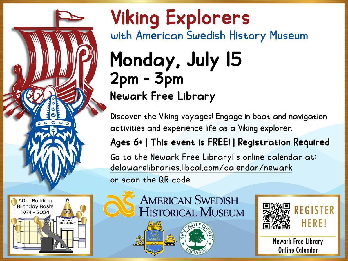 Viking Explorers with the American Swedish History Museum