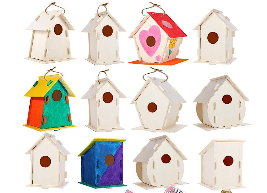 Crafting with Cops - DIY Bird Houses