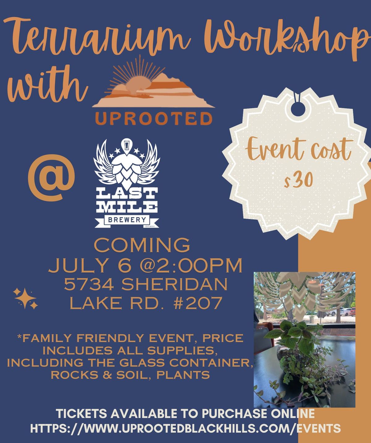 Terrarium Workshop w\/Uprooted