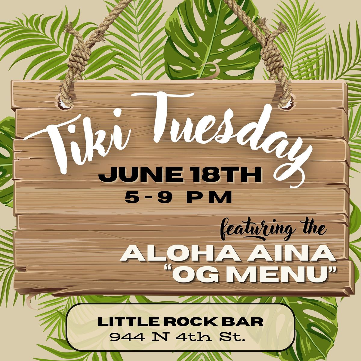 ?Tiki Tuesday: Revival of the OG Menu?