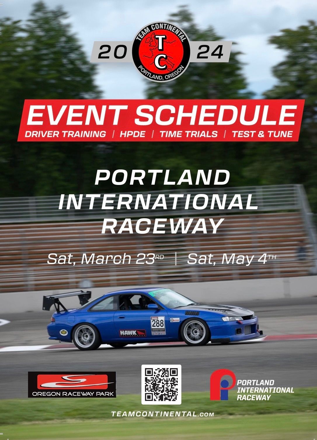 TC Track Day - Drivers Training - HPDE - Test & Tune at P.I.R