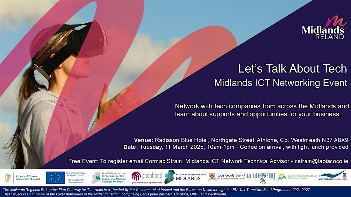 Midlands Ireland  presents  Let's Talk About Tech