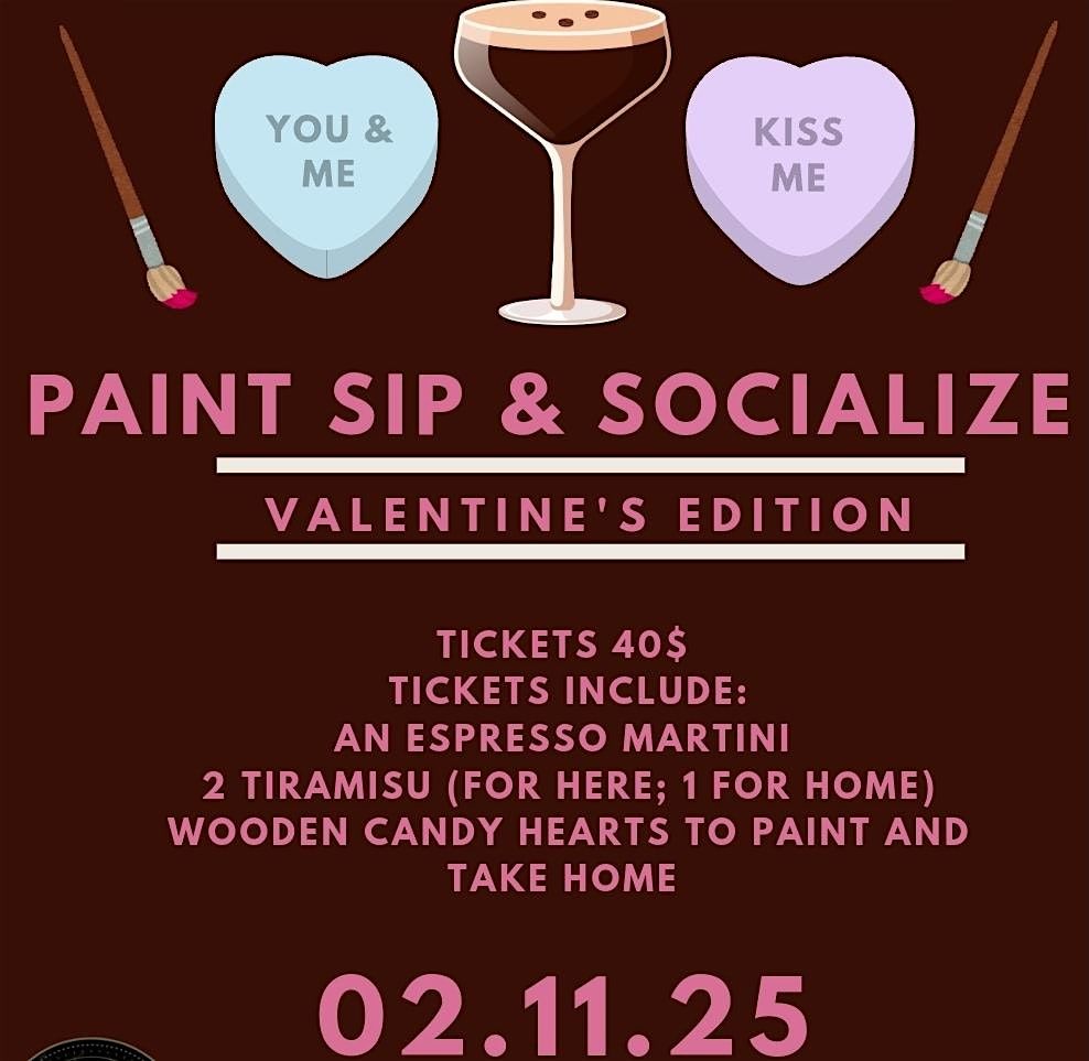 Paint Sip & Socialize Valentines