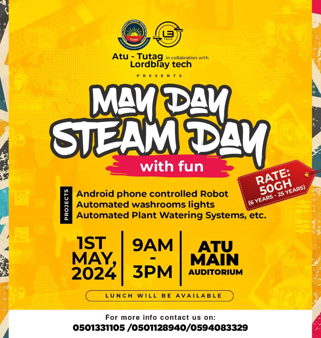MAY DAY FOR KIDS IN STEAM 