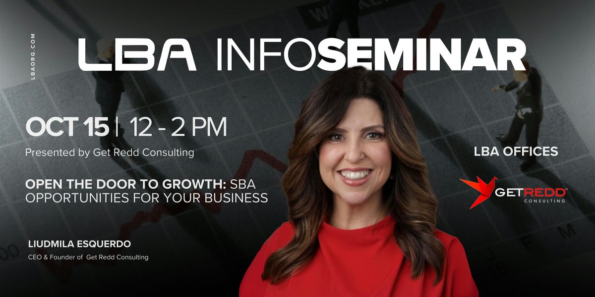 October Info Seminar - Presented by Get Redd Consulting