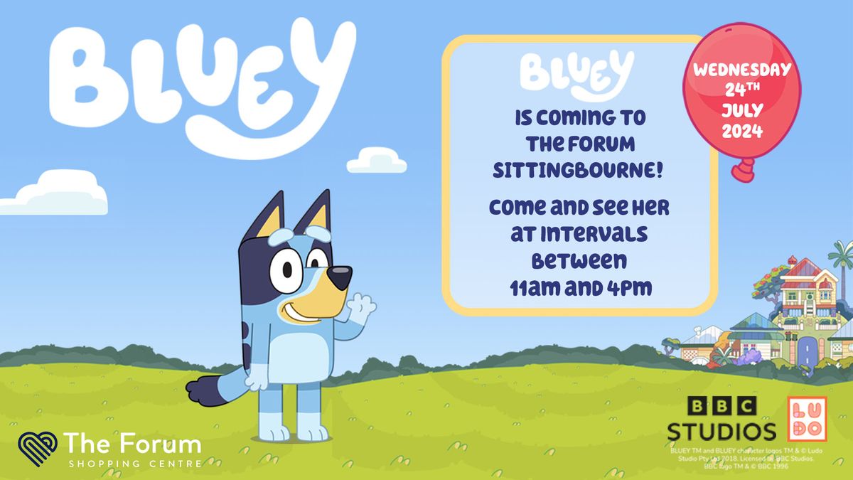 Bluey Is Coming To The Forum! \ud83d\udc99