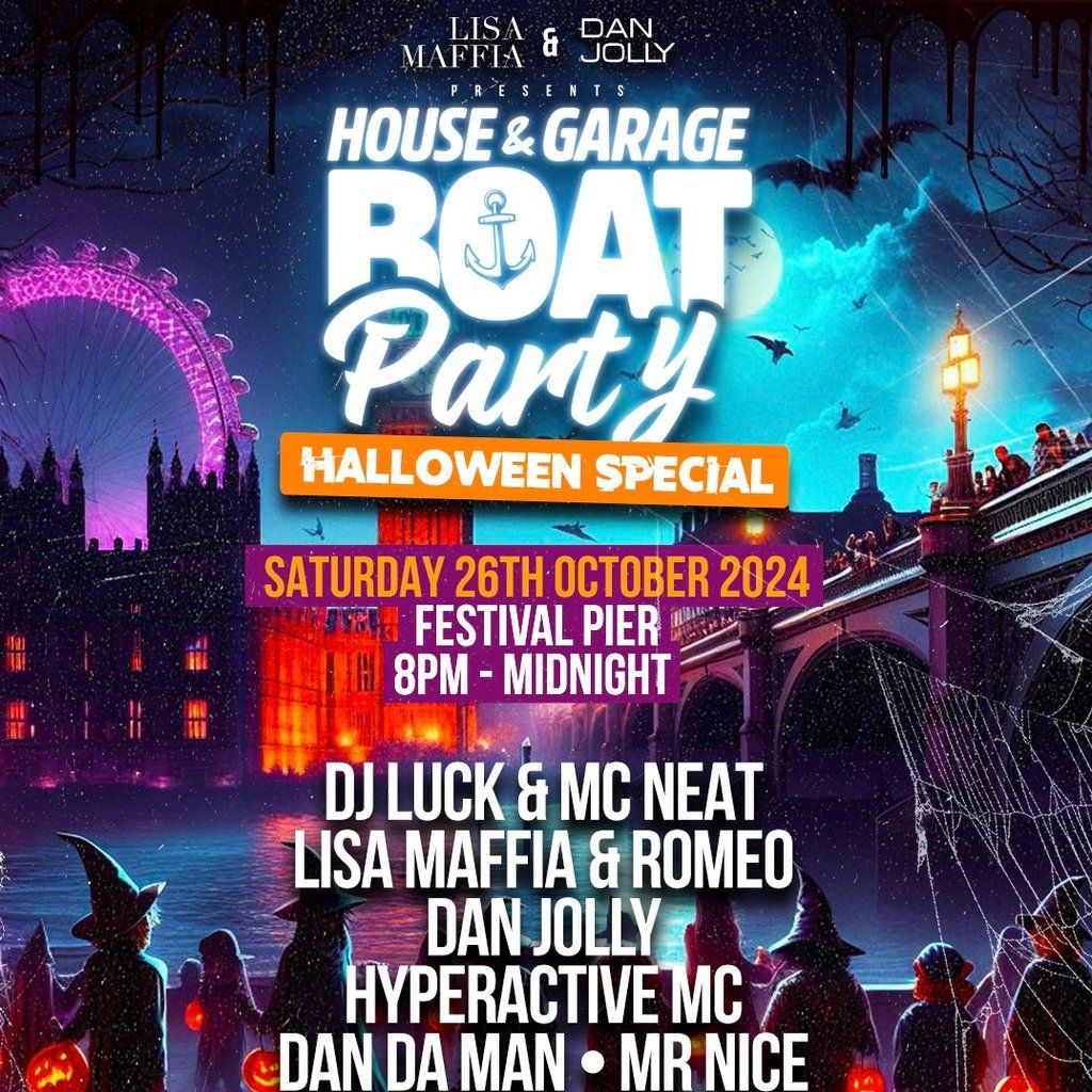 UK Garage Halloween Boat Party