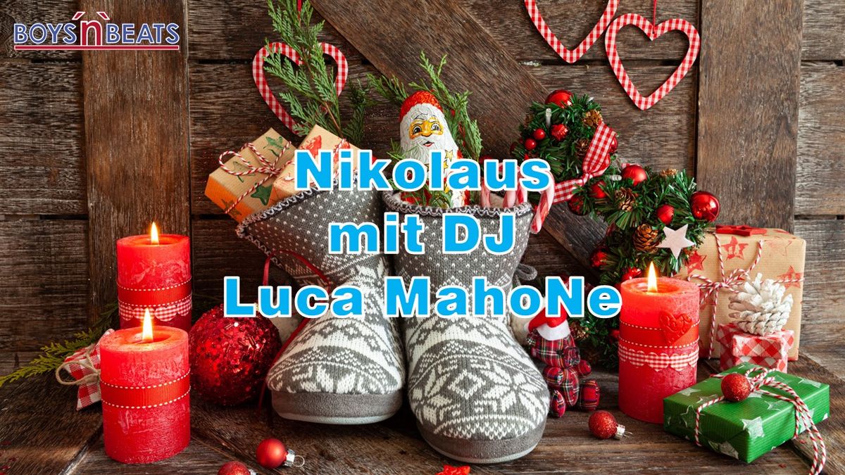 Nikolaus mit DJ Luca MahoNe