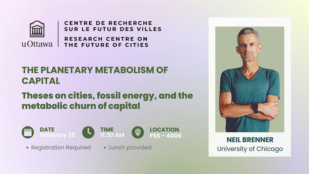 THE PLANETARY METABOLISM OF CAPITAL