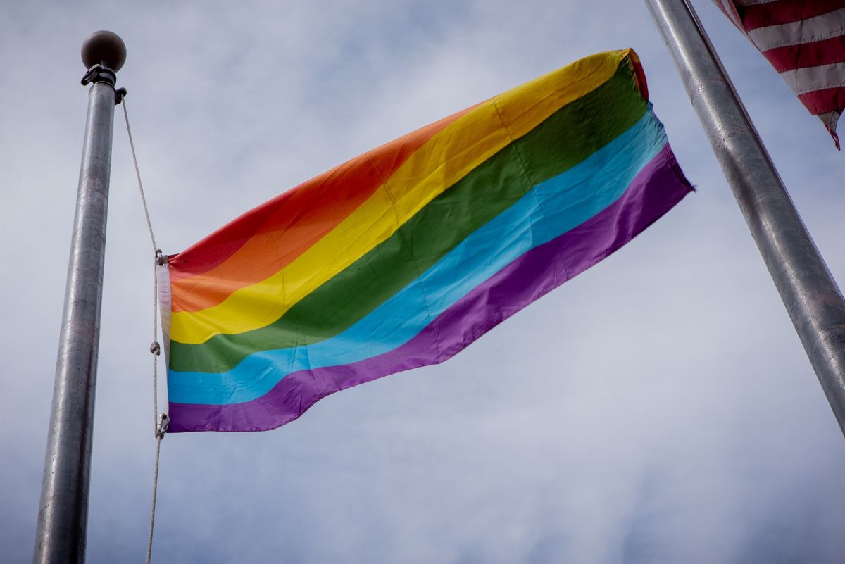 Rainbows Over Boulder County Flag Raising 2024