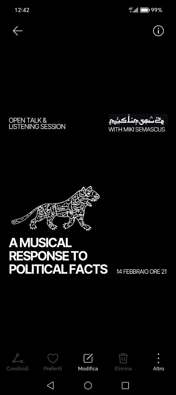 A MUSICAL RESPONSE TO POLITICAL FACTS