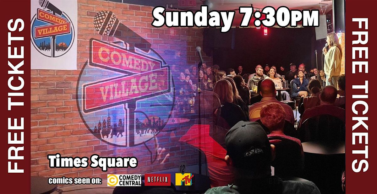 Free Comedy Show Tickets! Stand-Up Comedy at Comedy Village Times Square NY