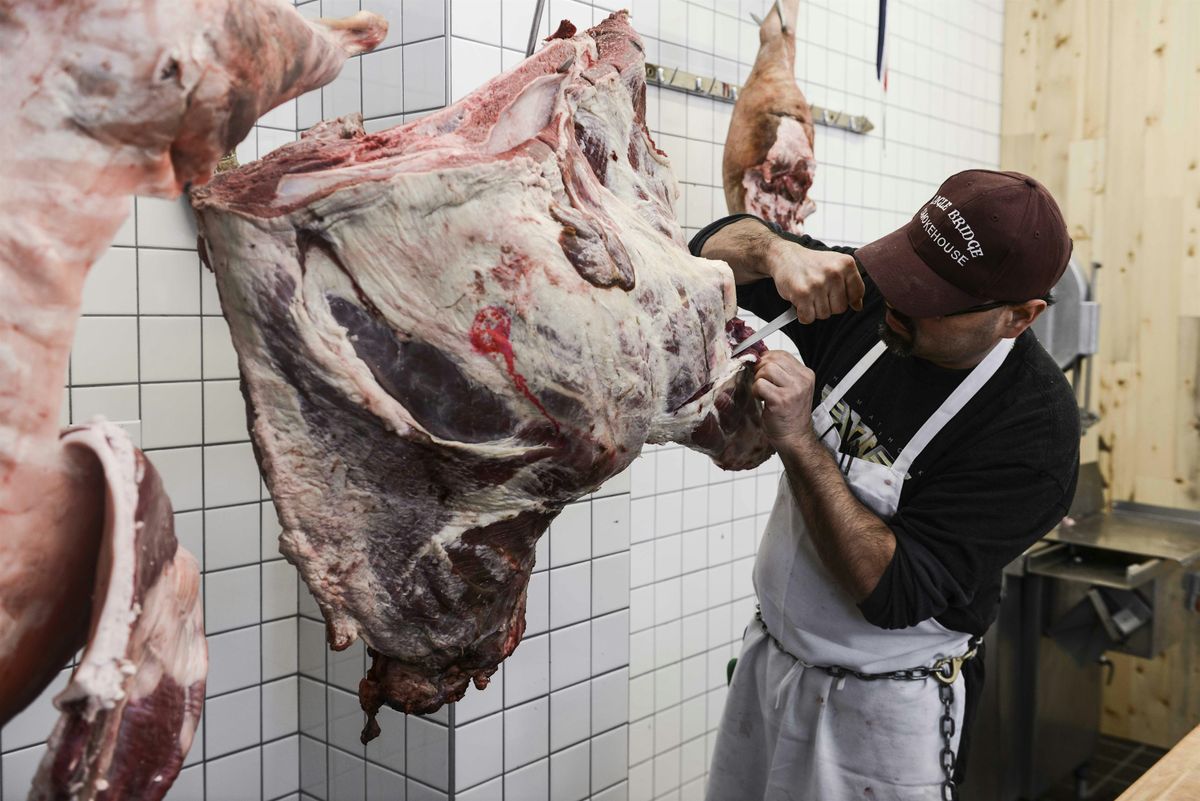 Beef Hindquarter Butchery in Williamsburg