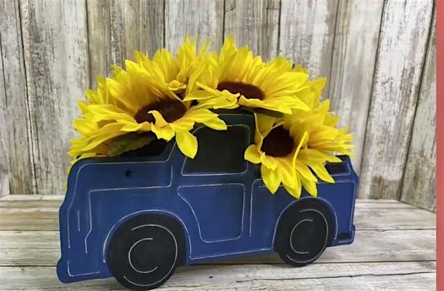 Flower Truck Decor -DIY Workshop