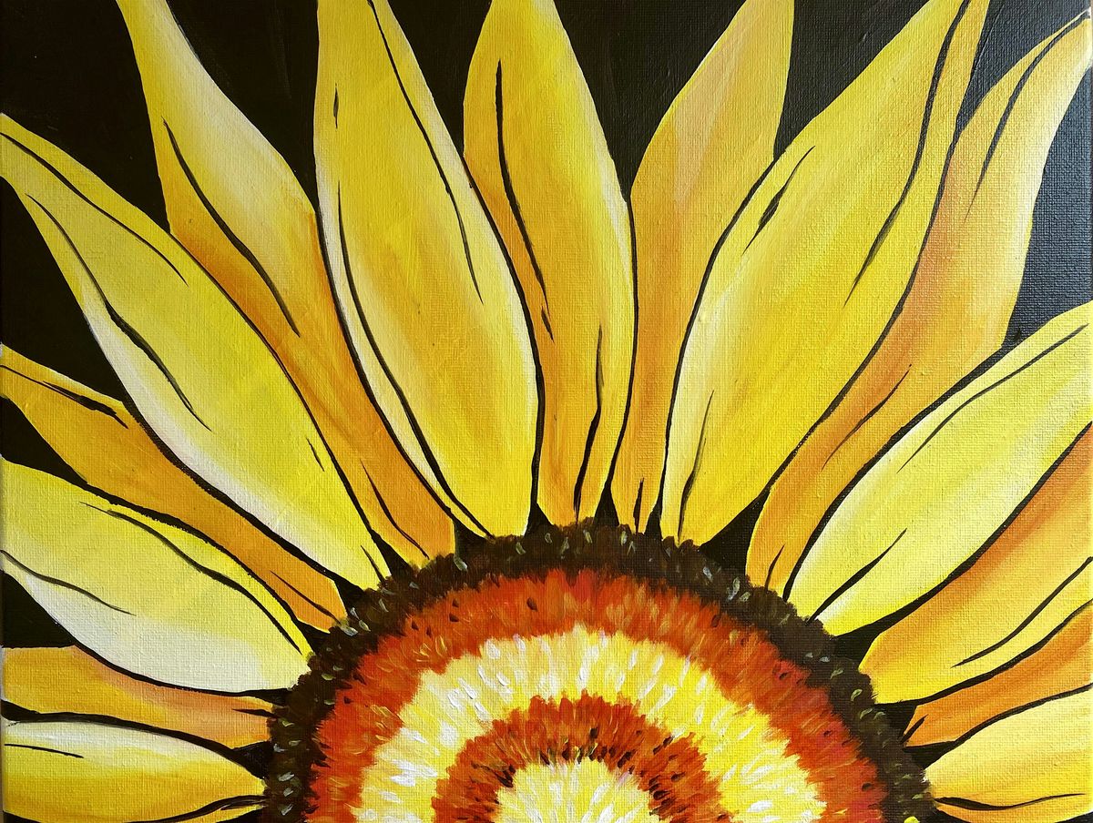 Sunflower Season Paint and Sip in Covina!