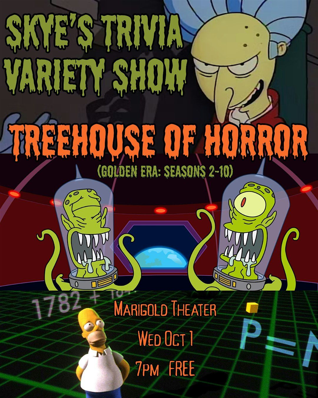 Skye's Trivia Variety Show S3:E10 - Treehouse of Horror