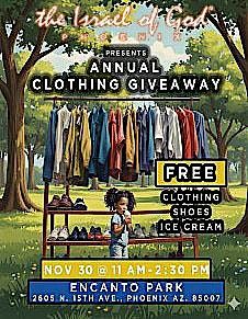 Annual Clothing Giveaway