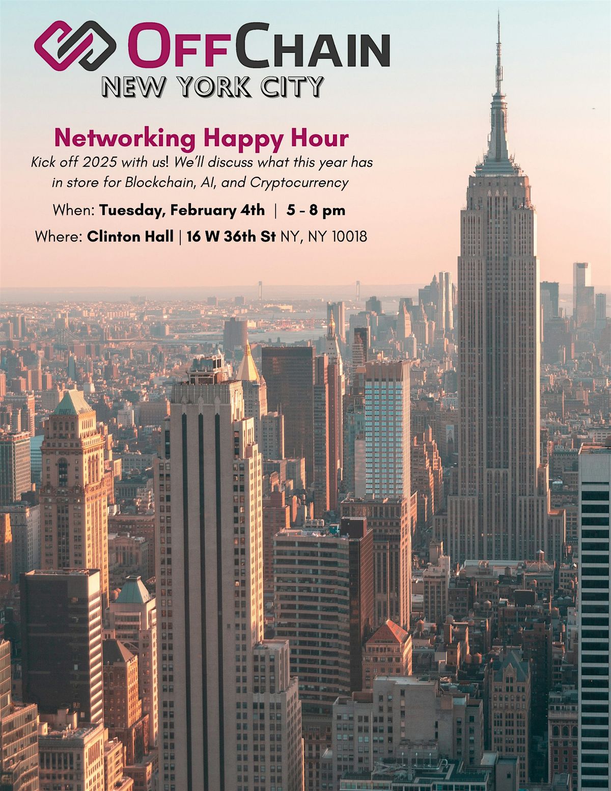 OffChain NYC: February Happy Hour