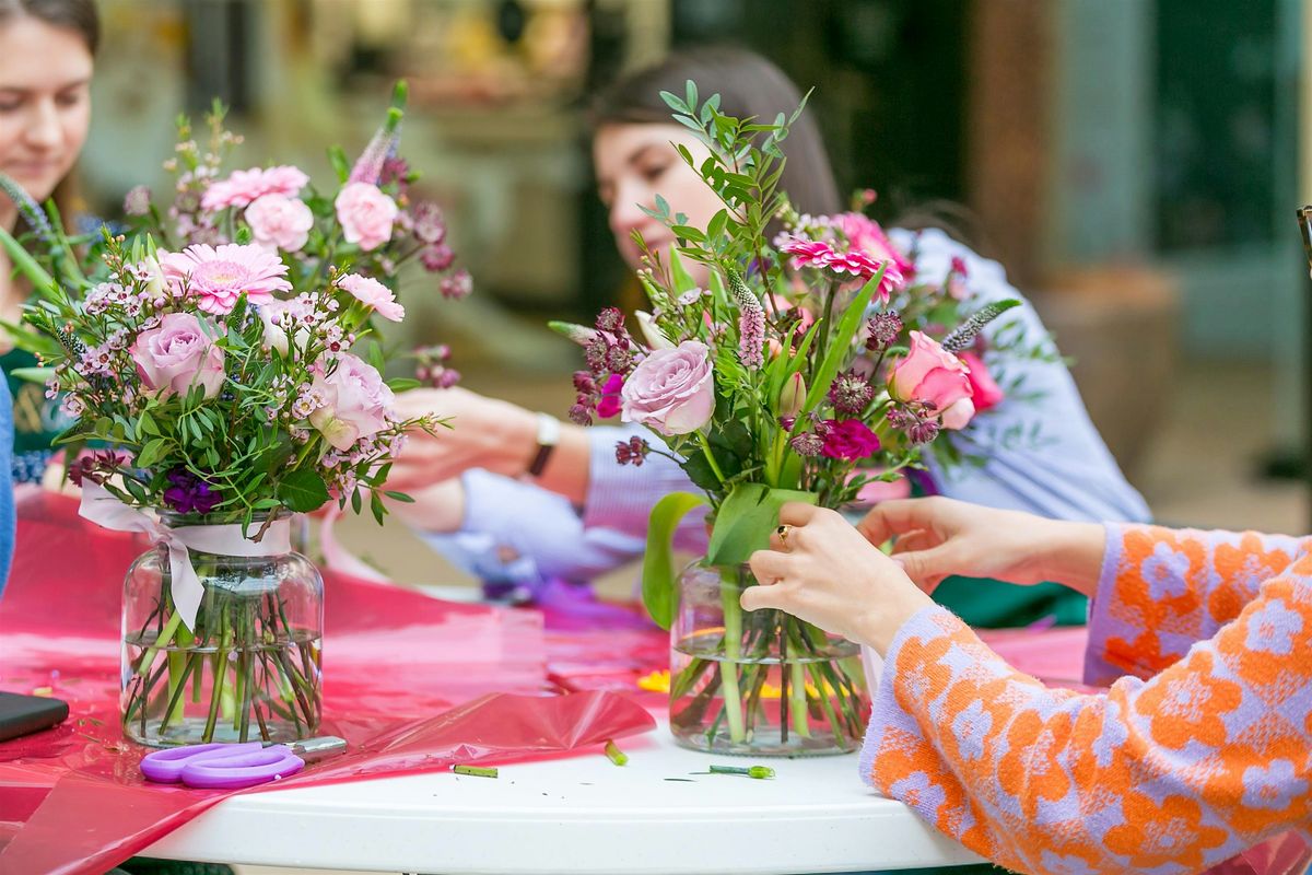 Galentine's Day Flower Arrangement Workshop