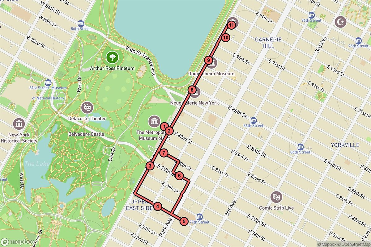 Manhattan Audio Tour: Art, Aristocrats, and Hidden Histories