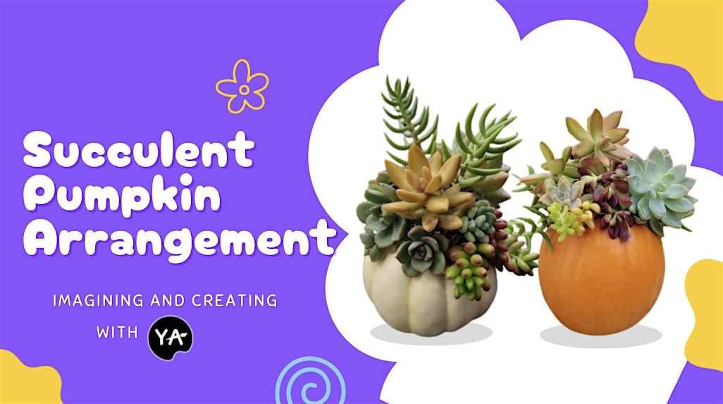 Build a Succulent \u2013 Pumpkin Arrangement