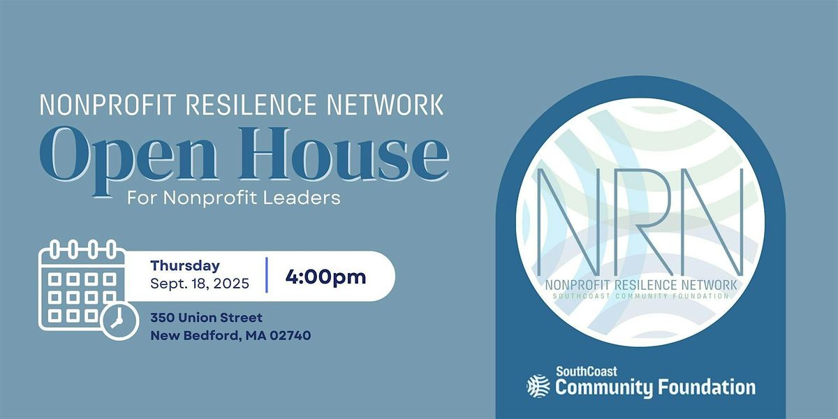 Nonprofit Resilience Network Open House for Nonprofit Leaders