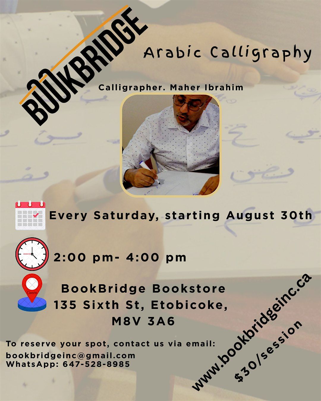 Arabic Calligraphy Classes