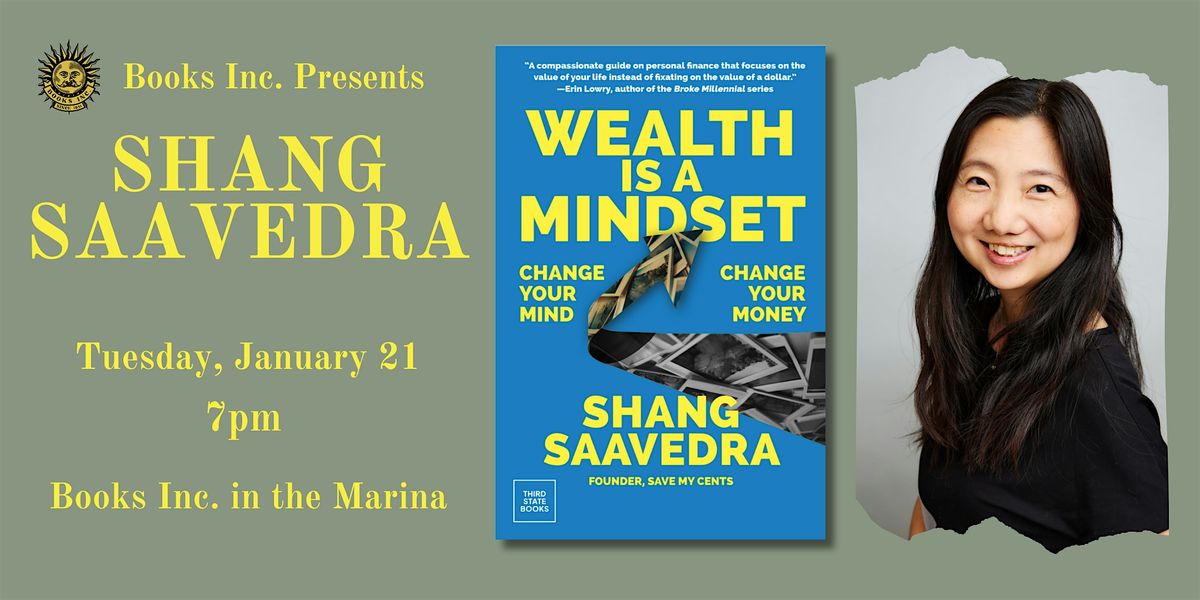 SHANG SAAVEDRA at Books Inc. in the Marina