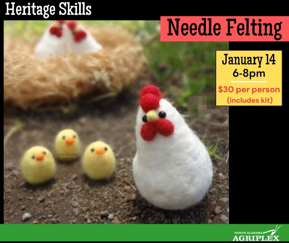 Heritage Skills: Needle Felting