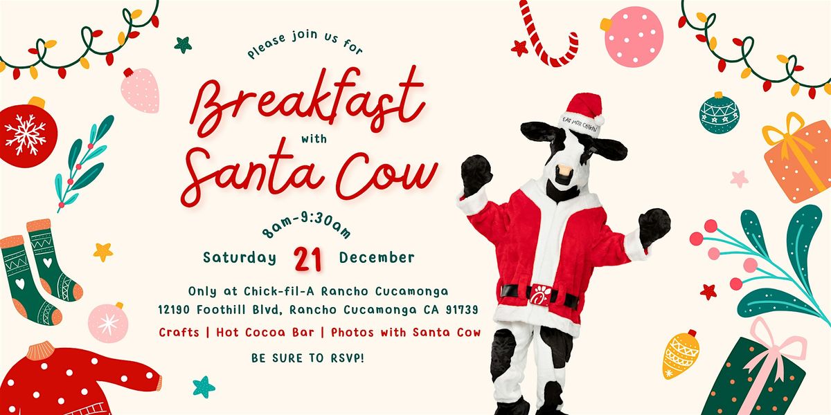 Breakfast with Santa Cow