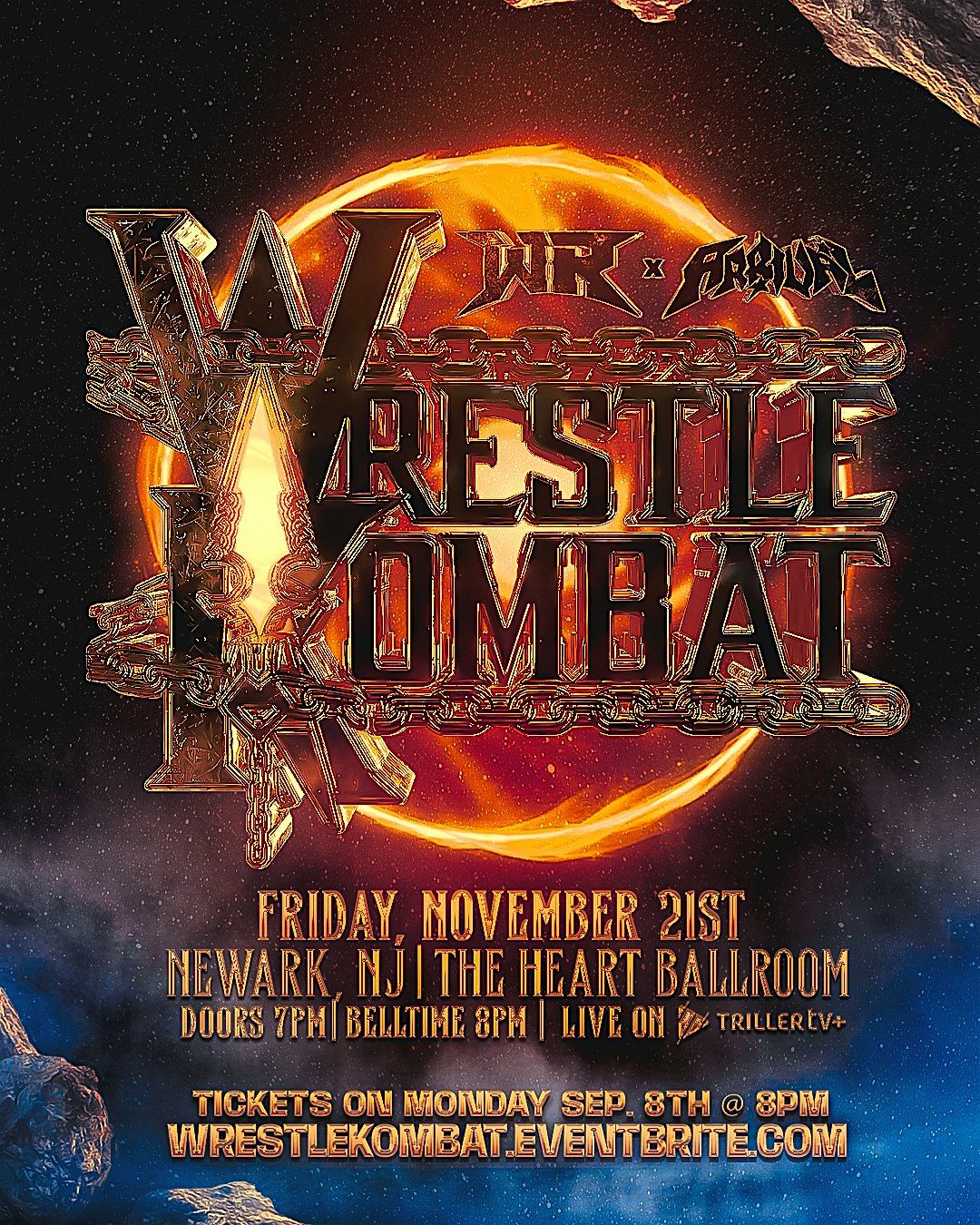 \u201dWRESTLE KOMBAT\u201d presented by Wrestling Revolver x ARRIVAL