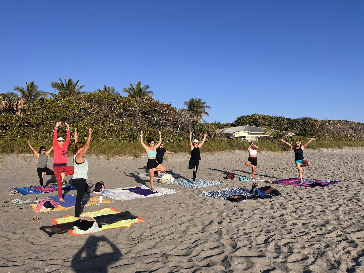 Beach Yoga by the Civic Center in Jupiter
