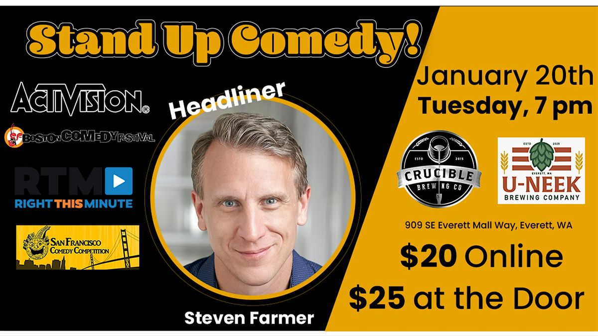 Live Comedy Night! Steven Farmer in Everett WA