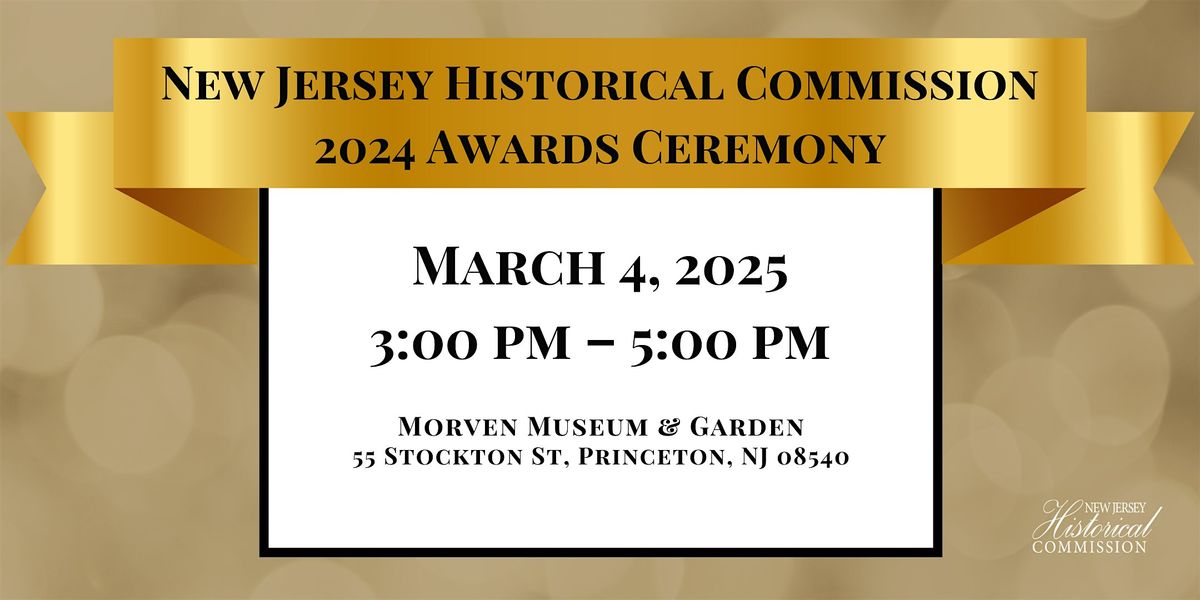 New Jersey Historical Commission's 2024 Award Ceremony