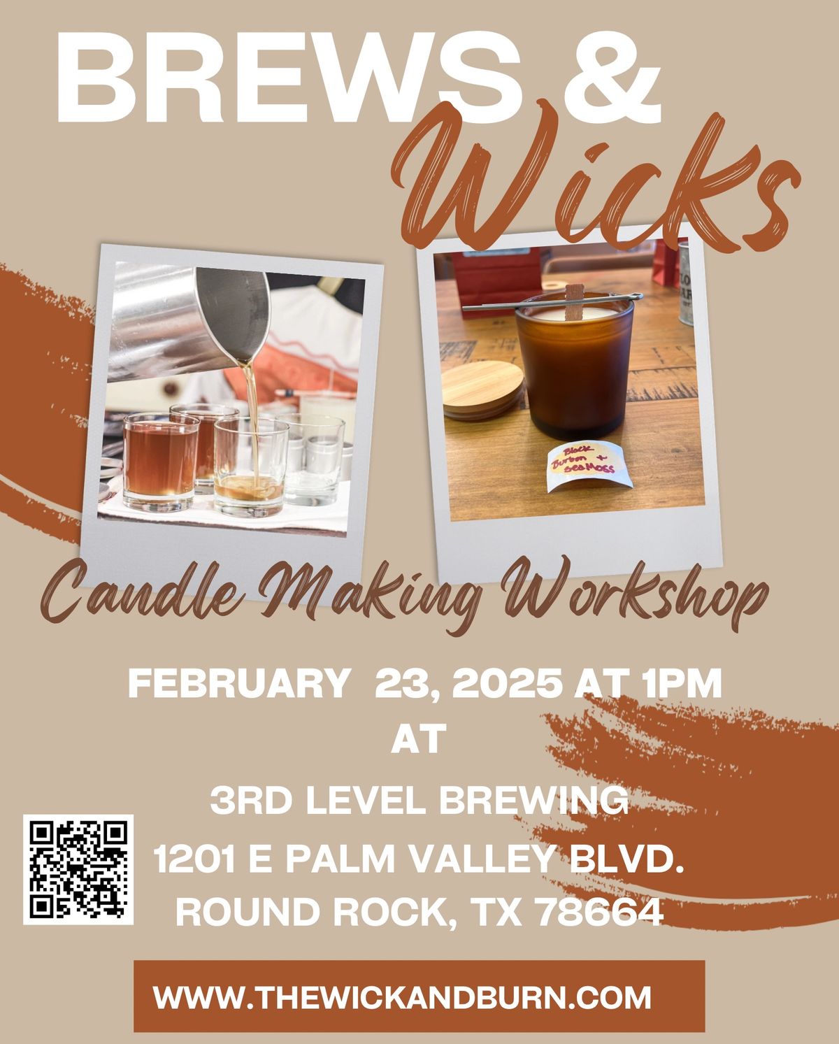 Brews & Wicks Workshop