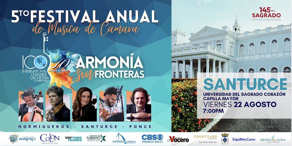 SAGRADO CORAZ\u00d3N |  5to Festival Anual de M\u00fasica de Camara