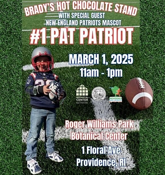 Brady\u2019s World Famous Hot Chocolate with Pat the Patriot