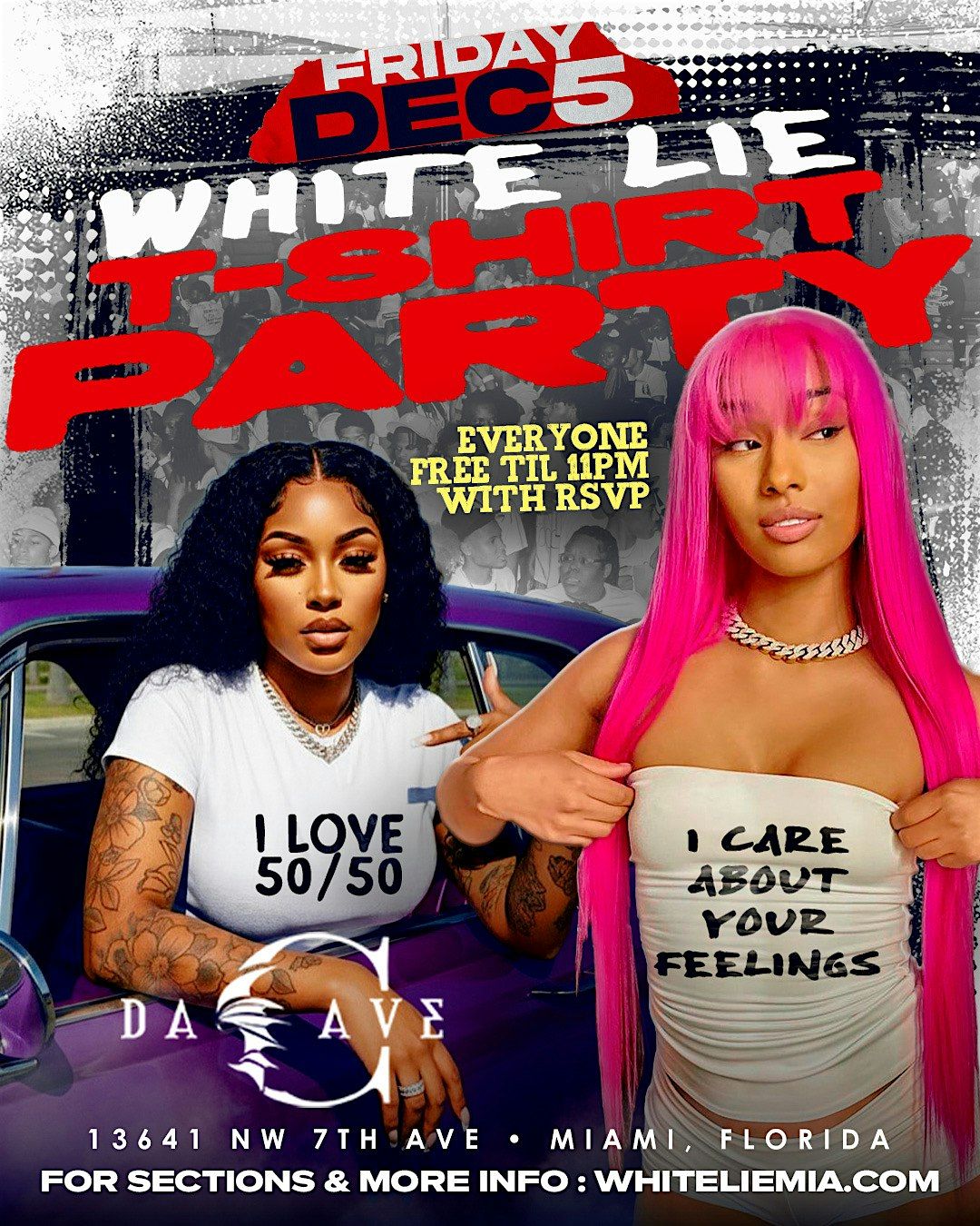 White Lie T-Shirt Party