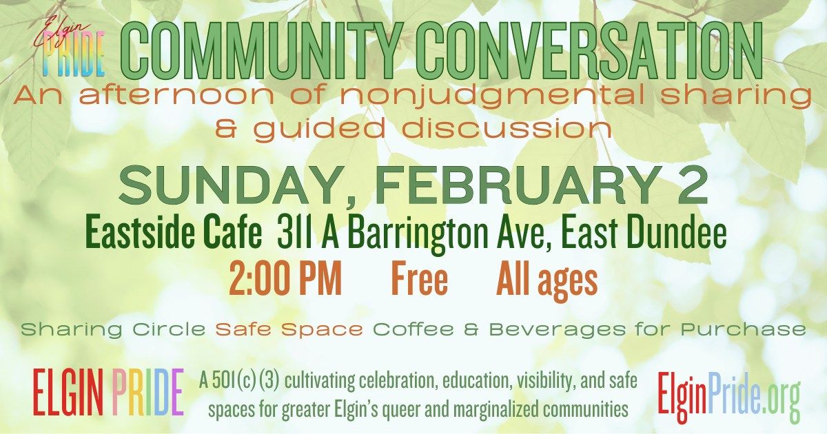 Community Conversation: A Safe Sharing Circle