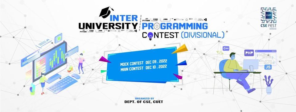 Inter University Programming Contest (Divisional)