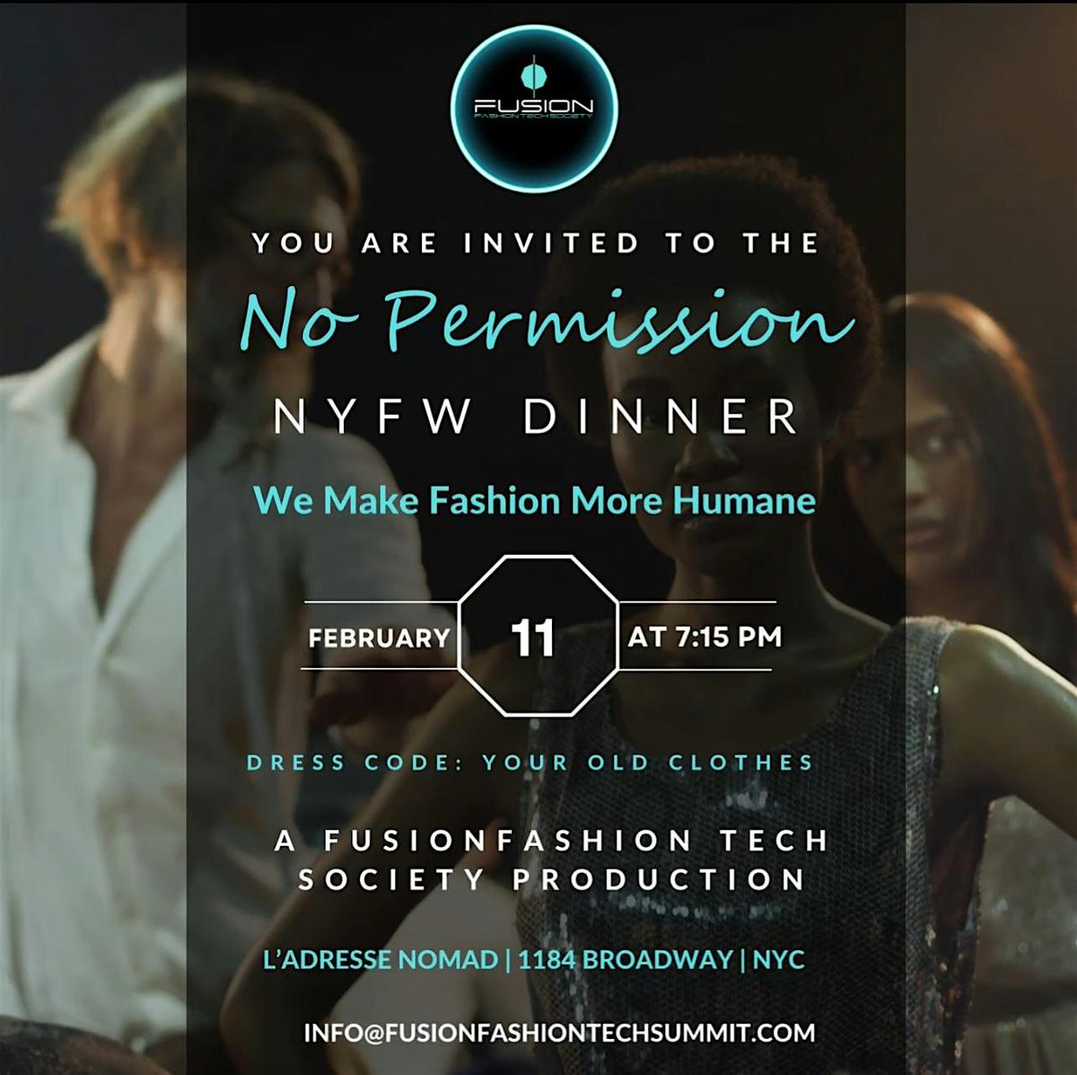 No Permission Dinner  | NYFW | Fusion Fashion Tech Society