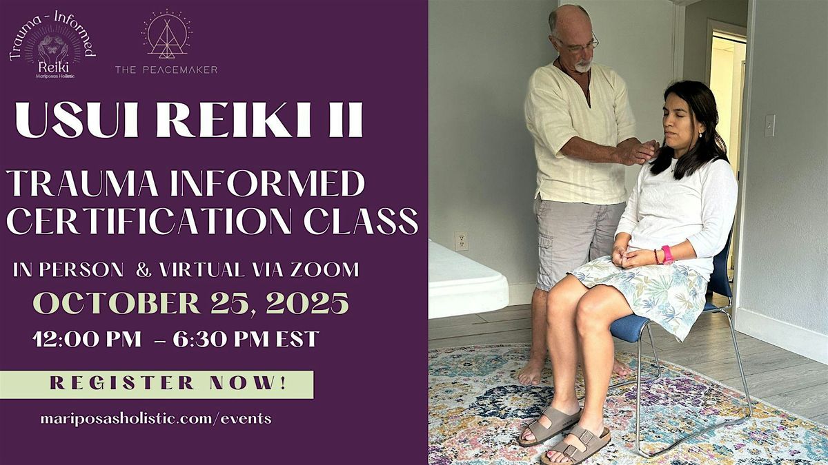 Trauma-Sensitive Usui Reiki Level 2 Certification