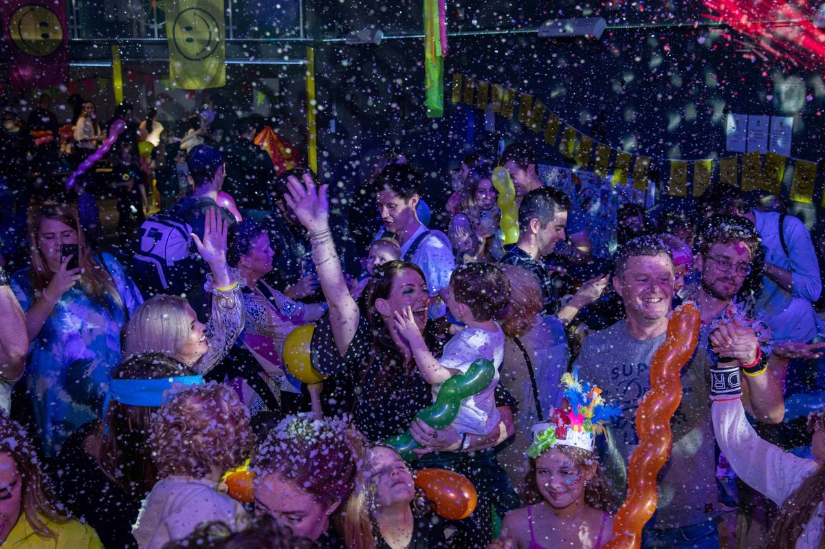 Fish Having A Rave Big Fish Little Fish SHEFFIELD New Years Eve family rave! 1-3pm, The ...