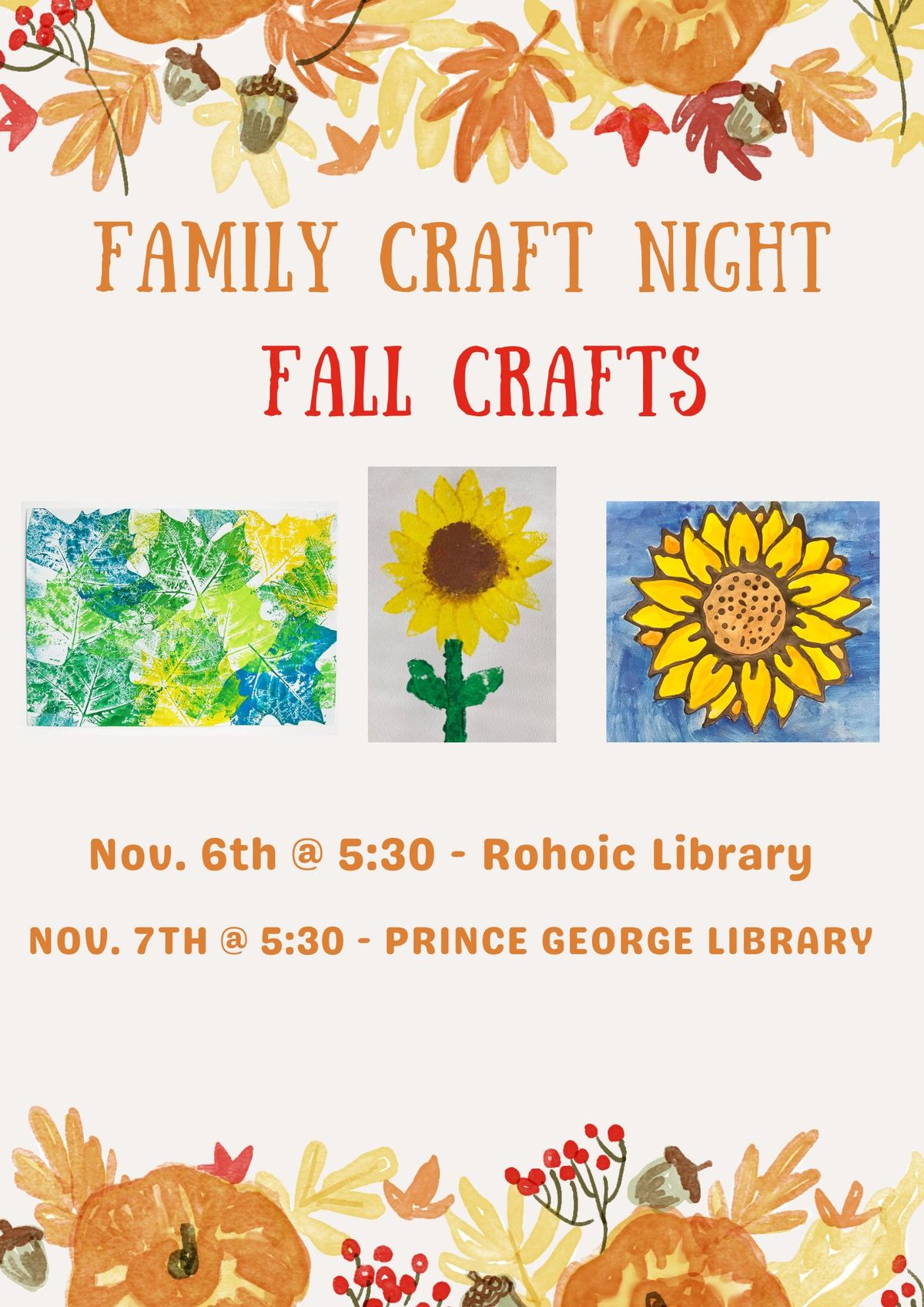 Family Craft Night- Rohoic Library