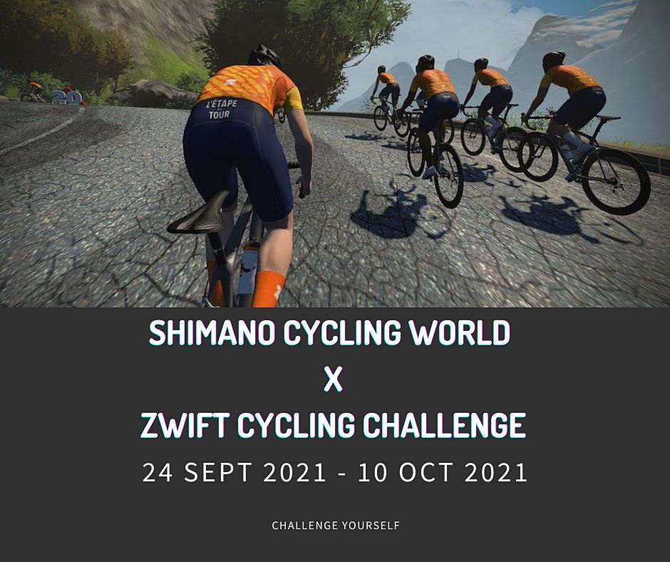 Shimano Cycling World X Zwift Cycling Challenge