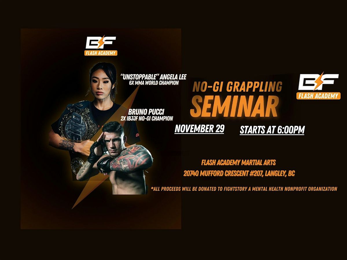 "Unstoppable" Angela Lee and Bruno Pucci No-Gi Seminar