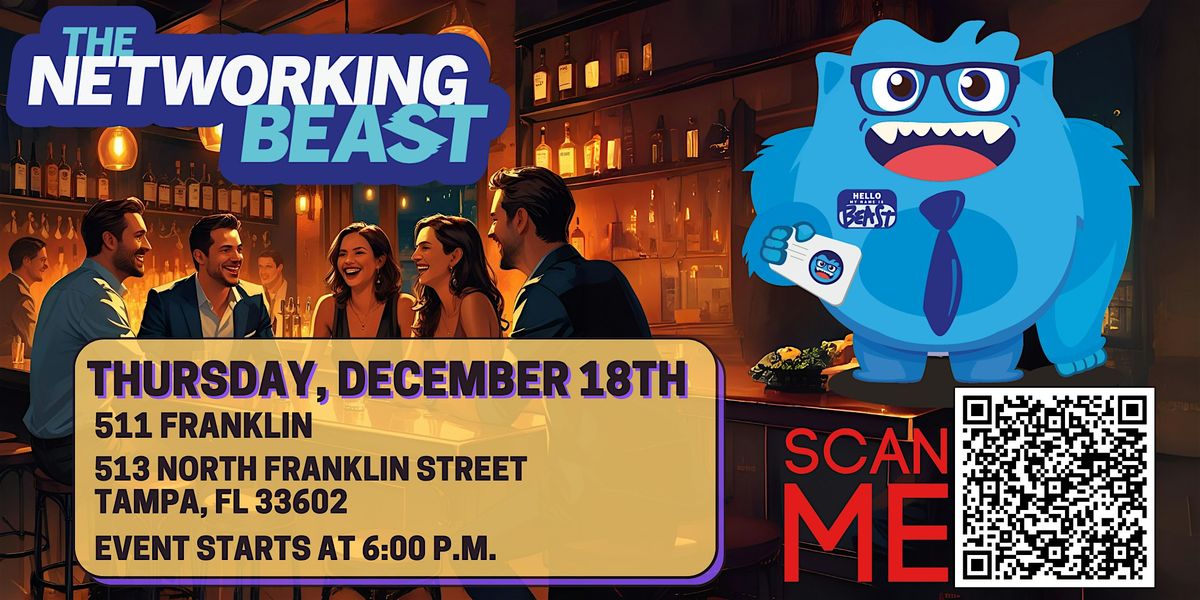Networking Event & Business Card Exchange by The Networking Beast (TAMPA)